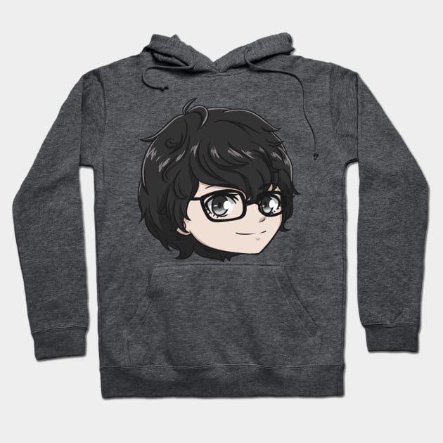 Akiren/Joker Chibi Head Hoodie by AdorableArts